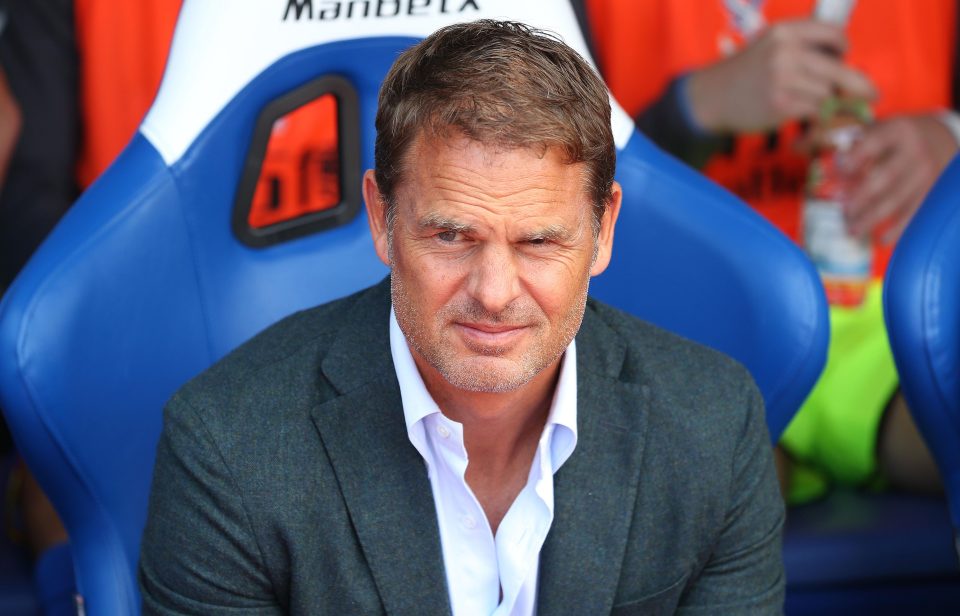  Frank de Boer has revealed he sees the youngster playing as right centre-back for Palace