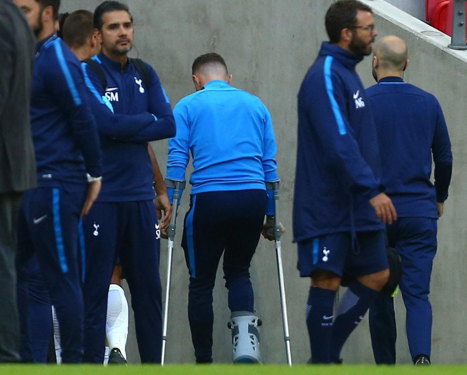  Kieran Trippier limps away against Juventus and Mauricio Pochettino is desperate for the right-back to be fit to face Newcastle on Sunday