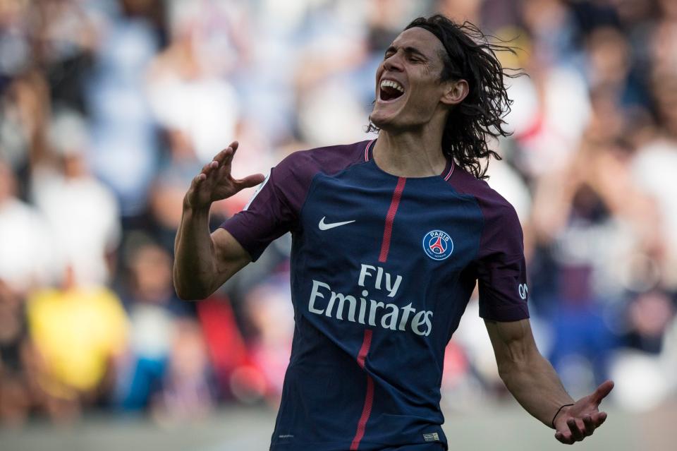  Nike athlete Edinson Cavani is also at PSG