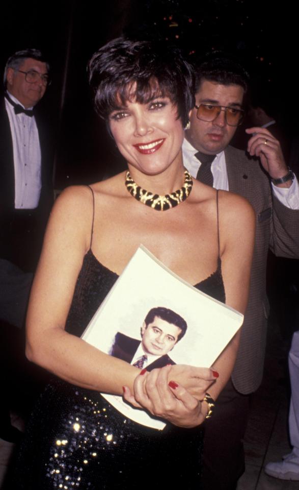  Kris, pictured in 1990, met Robert when she was a teenager but the pair didn't start a relationship until later after he enjoyed a romance with Priscilla Presley