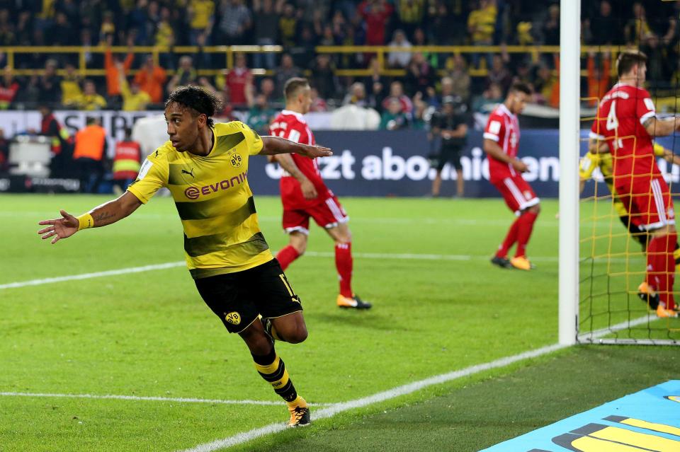  Pierre-Emerick Aubameyang bagged a hat-trick against FC Rielasingen-Arlen last week