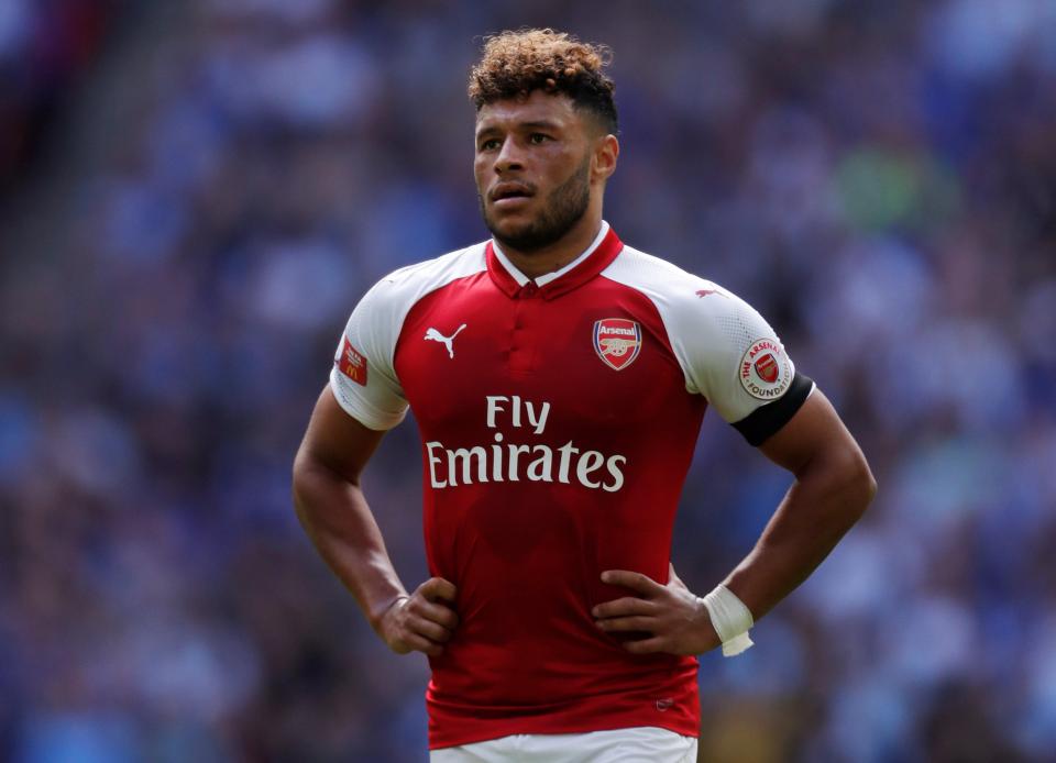  Alex Oxlade-Chamberlain hinted he is heading for Liverpool