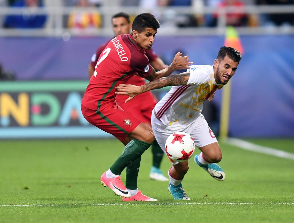  Right-back Cancelo has won five caps for Portugal