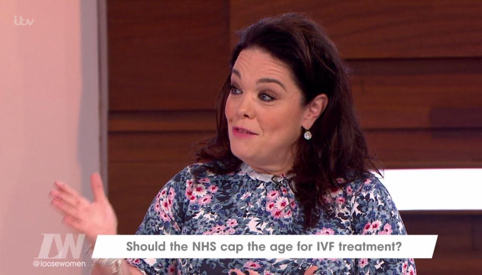  Lisa made the admission during a chat about IVF and the NHS