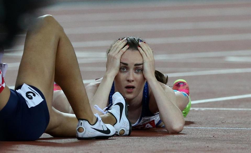  Laura Muir is cannot believe she has missed out on a world medal