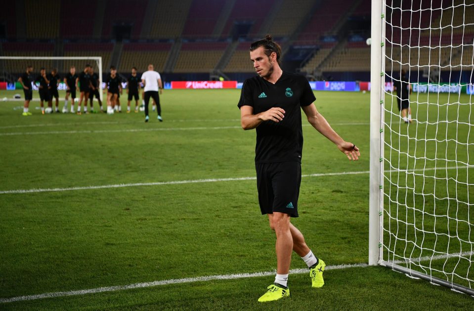  Welsh superstar Bale prepares to face Manchester United