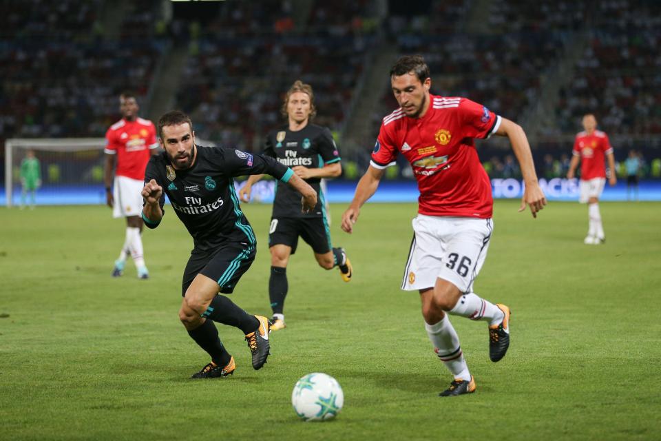  Matteo Darmian has done a good job at left-back but is also being played out of position