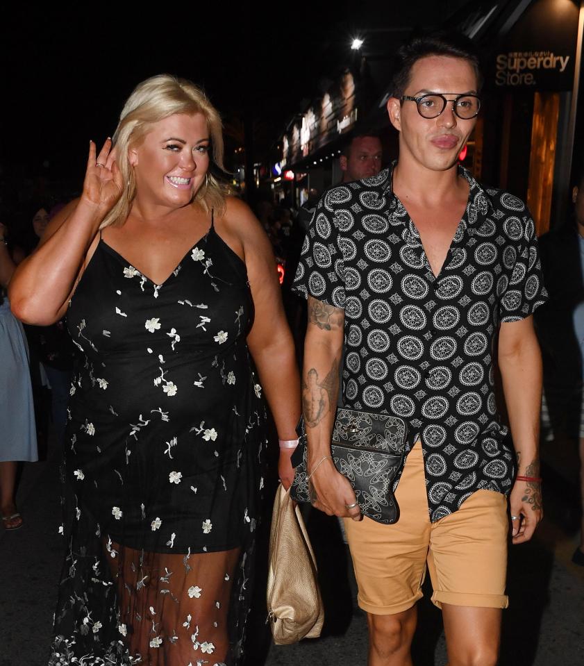  Gemma Collins and Bobby Norris were at the dinner meeting