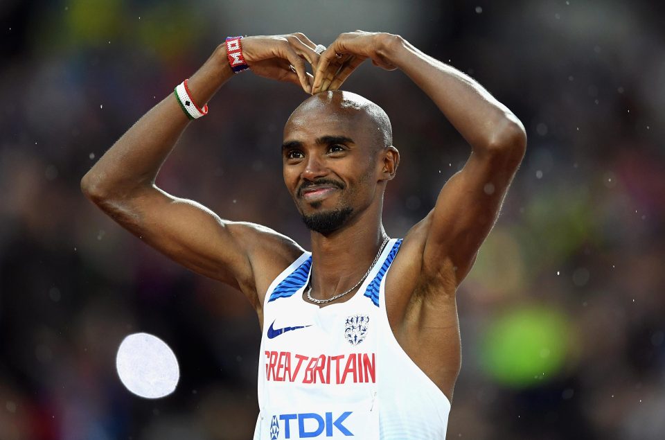  Mo Farah's double distance bid is still on in London