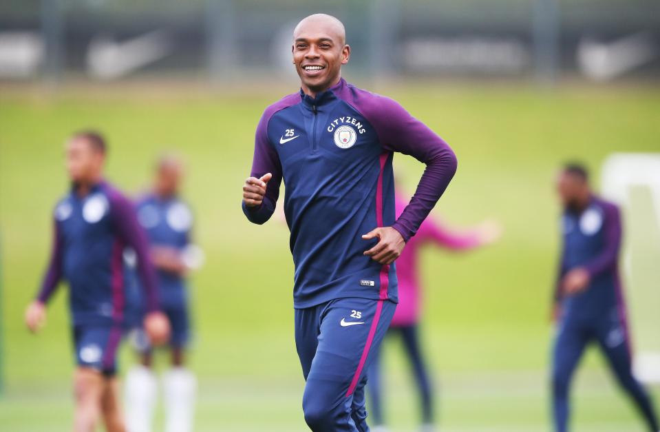  Fernandinho often starts for Pep Guardiola as their first choice defensive midfielder