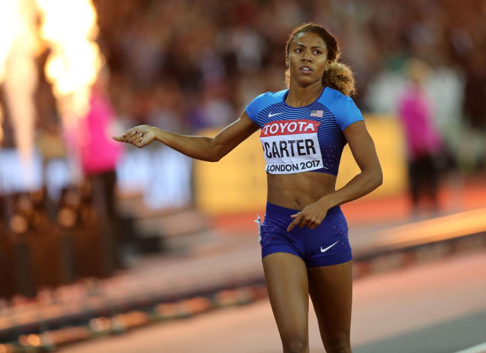  The athlete proceeded to explain why she liked squirrels before saying the word