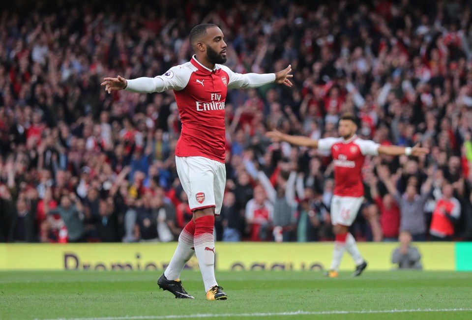 Everything looked to be going to plan for Arsenal as Alexandre Lacazette scored early doors