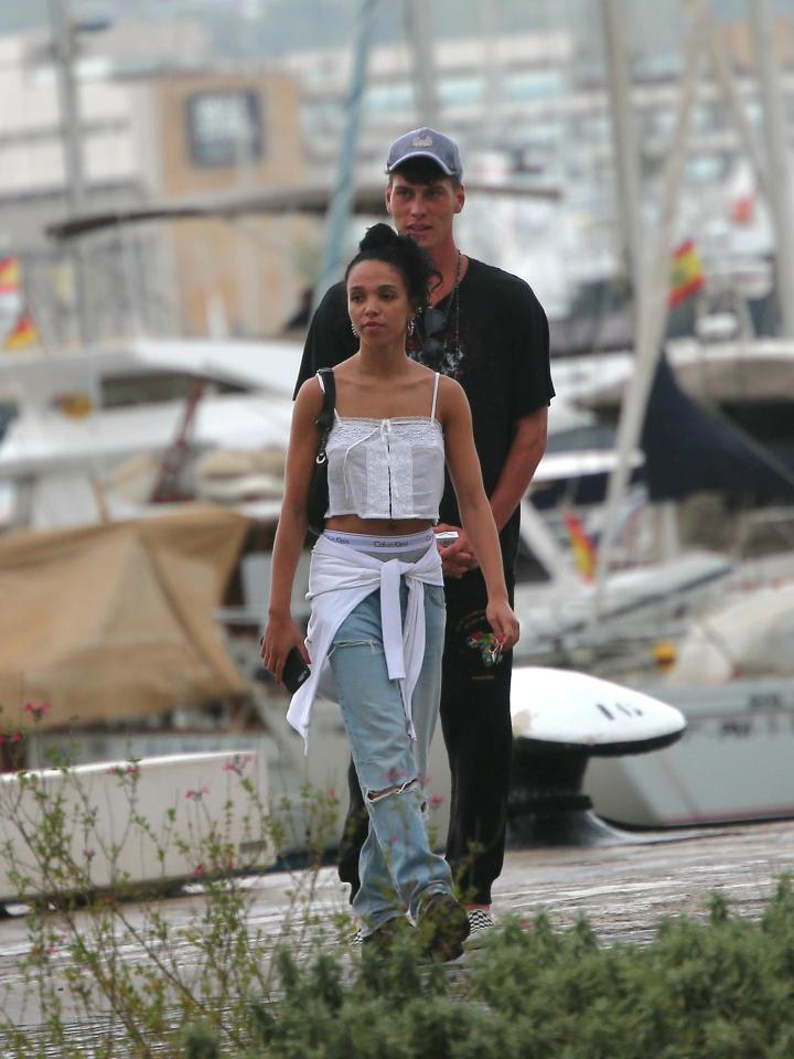  FKA Twigs spotted with Birec in Ibiza