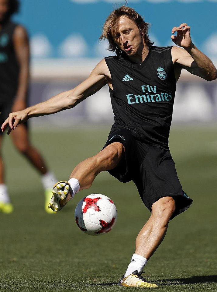  Luka Modric misses out through suspension