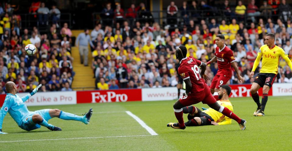  Sadio Mane kick-started his campaign with a wonderfully taken equaliser