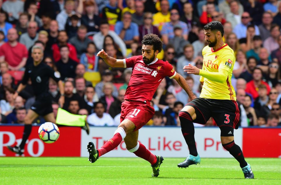  Mohamed Salah missed a glorious chance in the first half