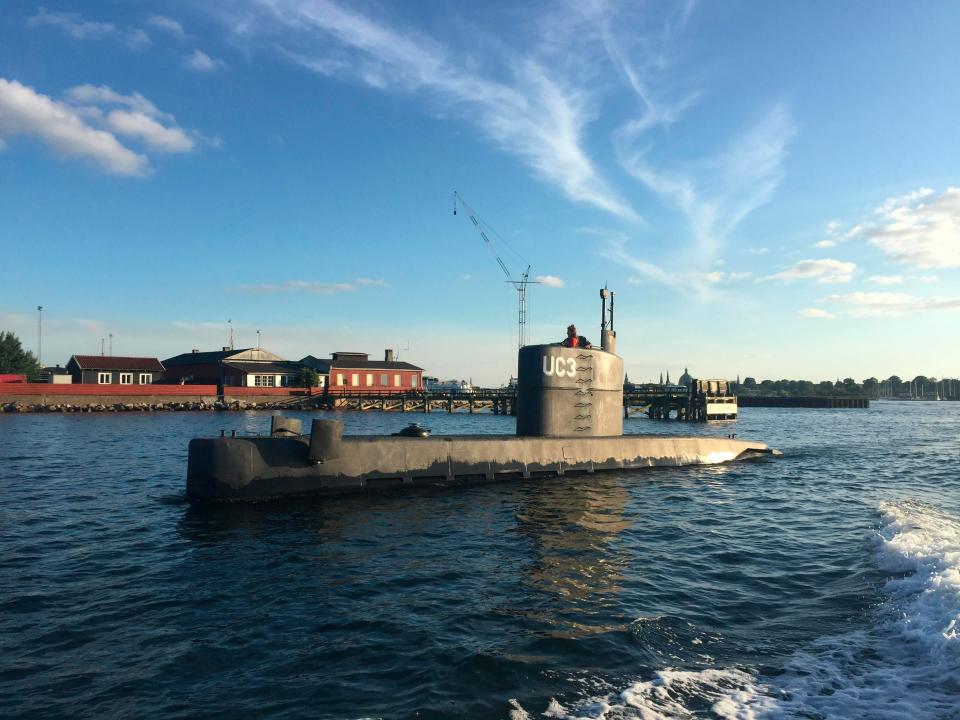  The large submarine sank off the coast of Denmark on Friday and was recovered