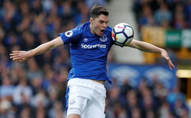 Fellow debutant Michael Keane also impressed at the back