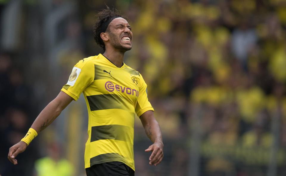  Pierre-Emerick Aubameyang has issued a come-and-get-me plea to AC Milan