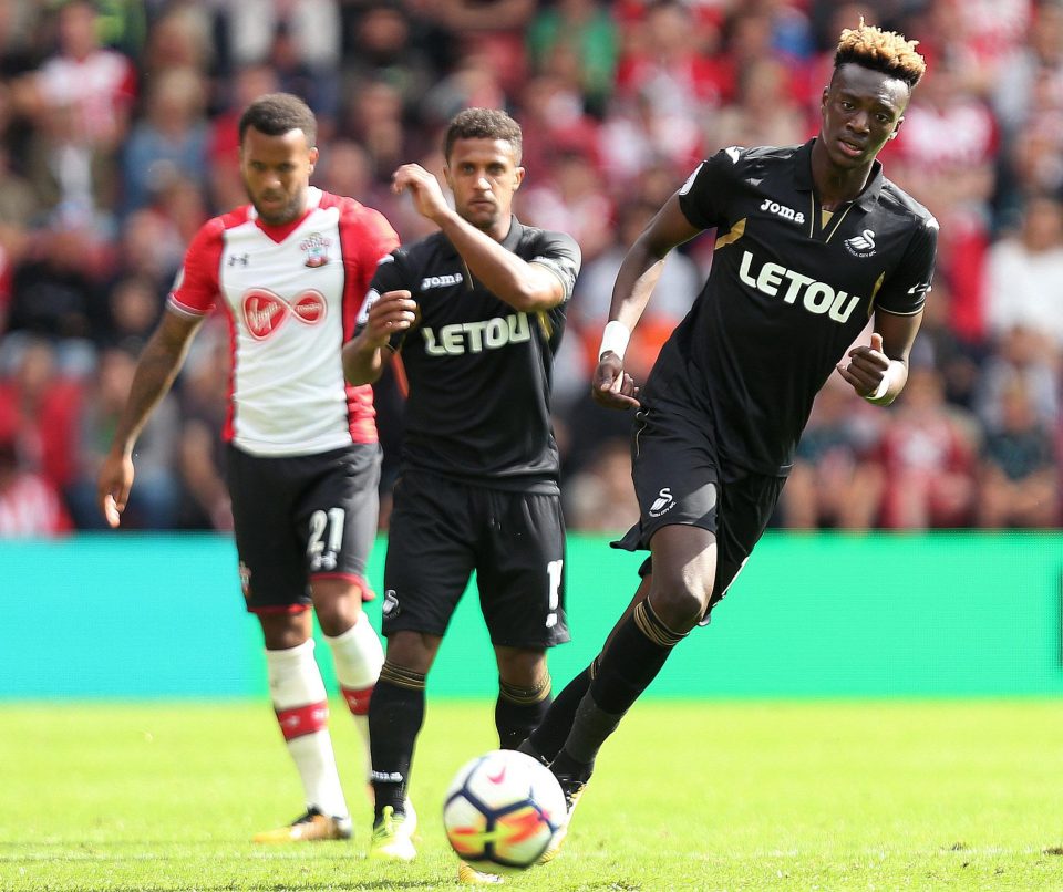  Tammy Abraham hopes to translate free-scoring form in the Championship on loan for Bristol City into regular top-flight goals for Swansea