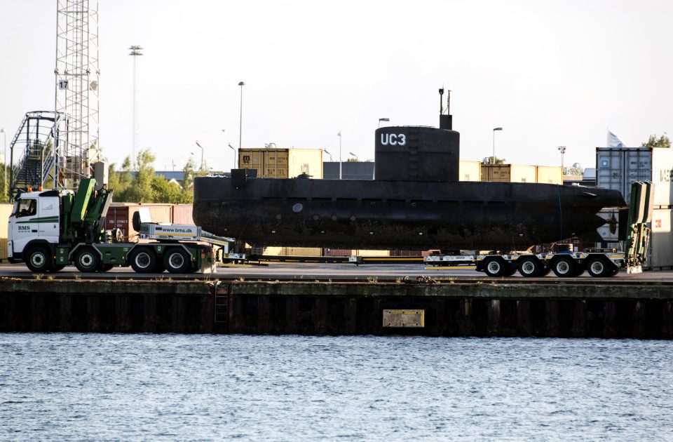  The submarine sailed out of Copenhagen harbour with owner Peter Madsen and Kim Wall on board