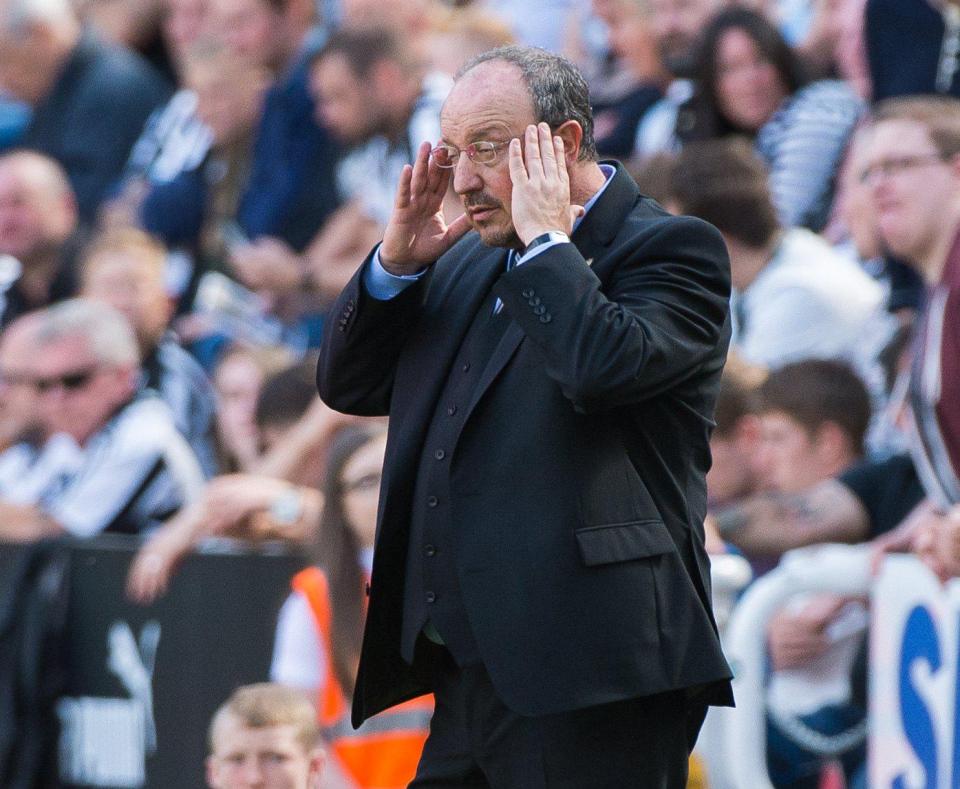  Rafa Benitez is hoping more money will be made available to him by Mike Ashley