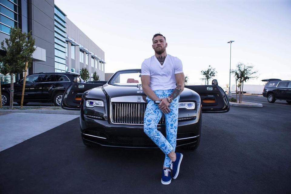  If Conor McGregor can upset the odds and beat Floyd Mayweather, he could well treat himself to another new car