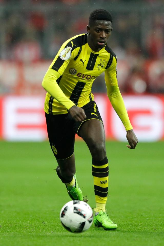  Ousmane Dembele is a top target for Barcelona, but Borussia Dortmund won't sell