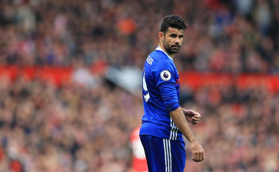 Diego Costa has been told there's no way back for him at Stamford Bridge