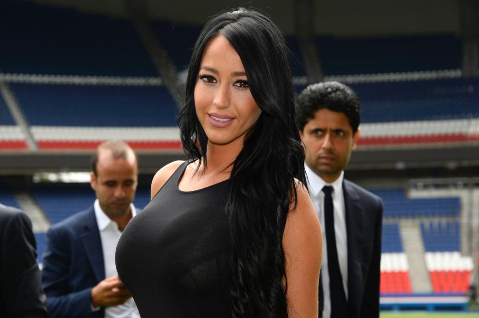  Aurah Ruiz stole the show at her man's PSG unveiling last summer