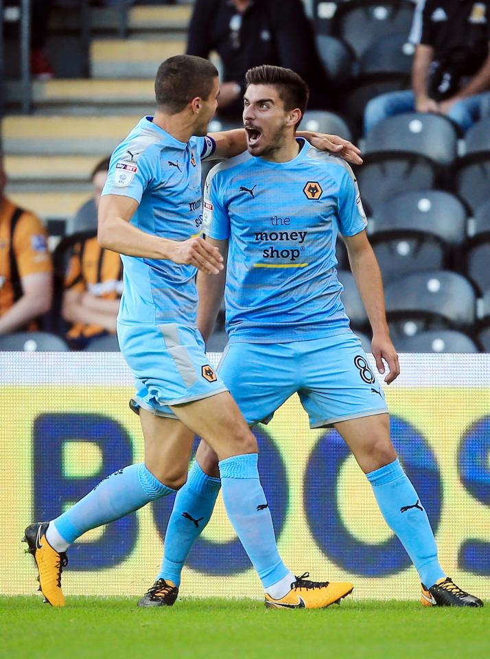 Ruben Neves scored Wolves opener against Hull in an entertaining affair