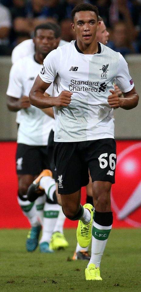  Trent Alexander-Arnold is tipped to give Nathaniel Clyne a real fight for the Liverpool right-back slot this term