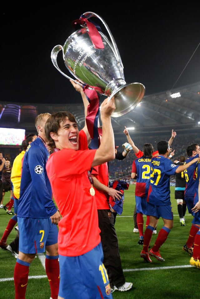  Bojan won the Champions League twice during his early days with Barcelona