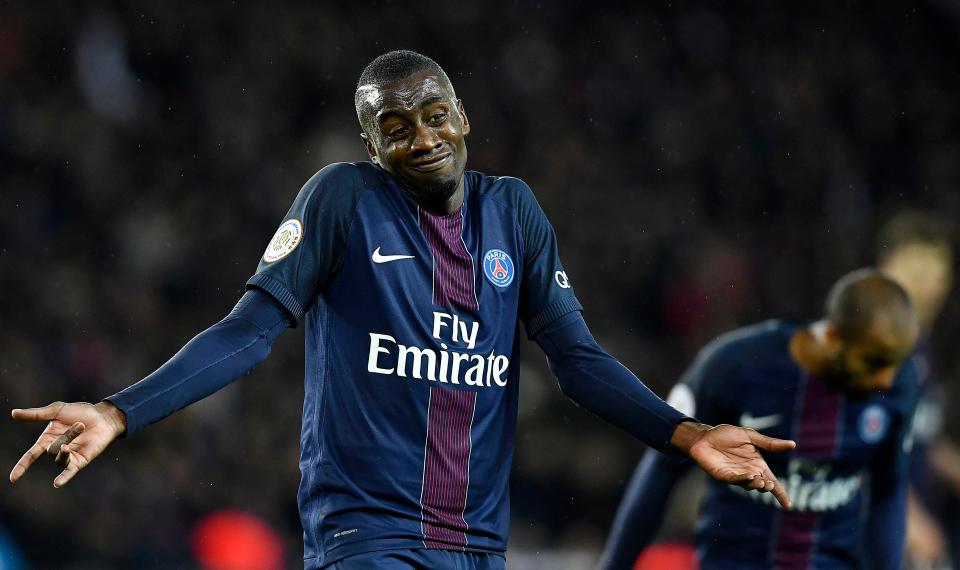  PSG are looking to offload a number of players, including Blaise Matuidi to Juventus