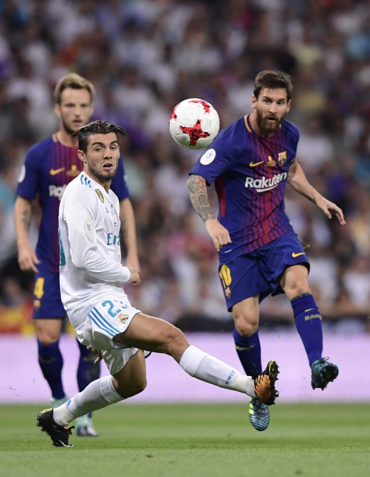  Lionel Messi was distinctly off-colour for Barcelona tonight as his side slumped to defeat against Real Madrid