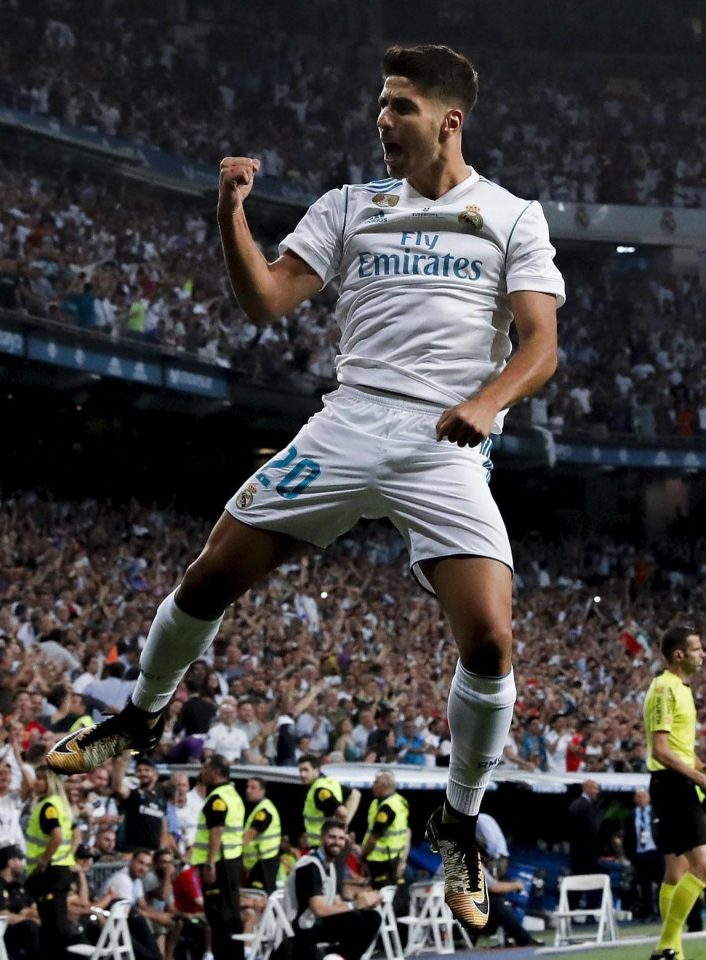  Wow! Asensio is jumping for joy at his recent achievements