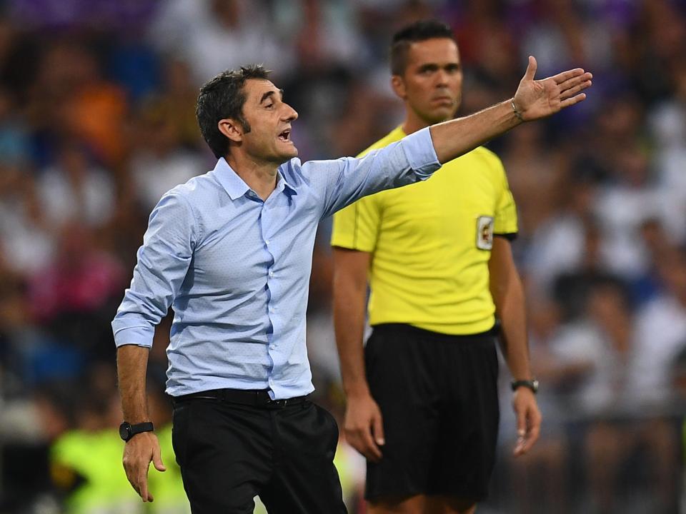  Barca boss Ernesto Valverde said Barca's reign of dominance was always going to end at some point