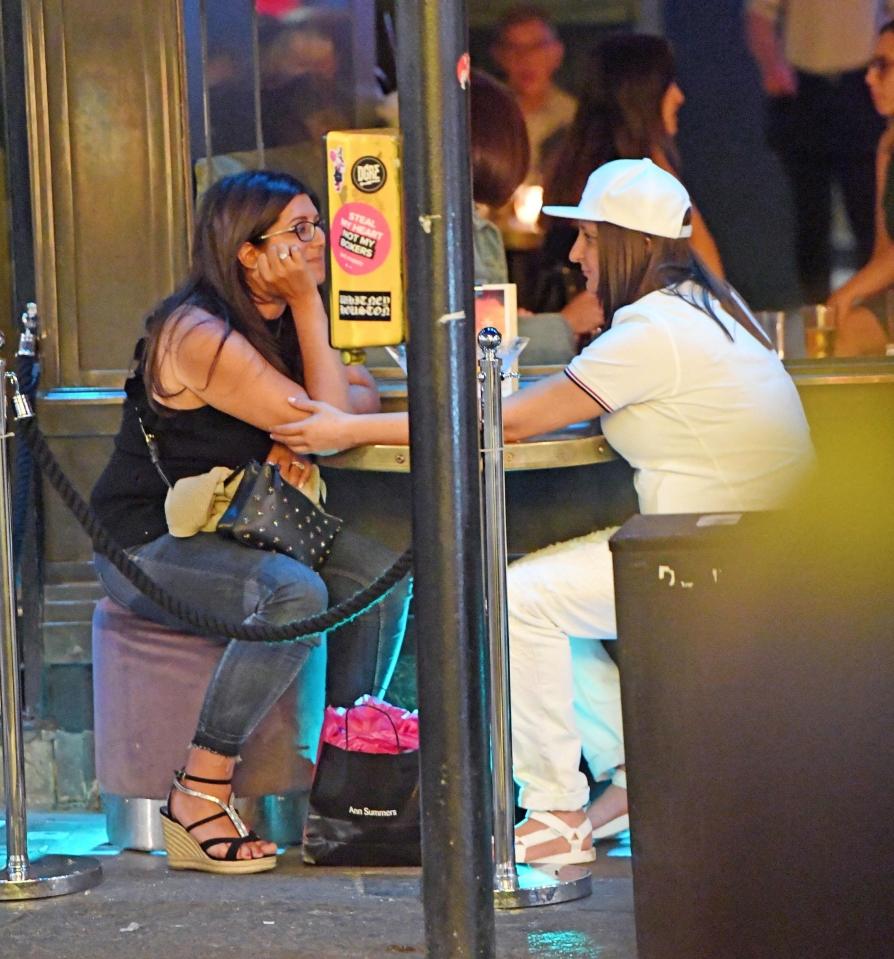  The couple sat down for a drink at Freedom Bar in Soho