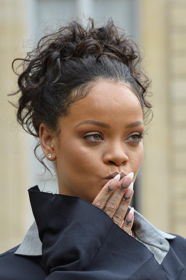 Rihanna got her tribal-inspired cuticle tattoos back in October 2013