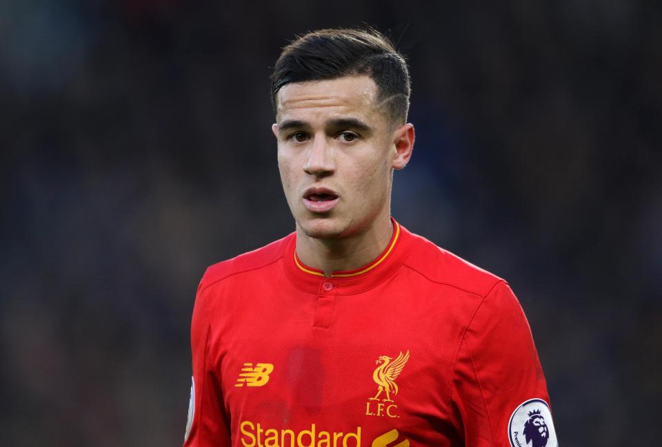  Philippe Coutinho could move to Barcelona after the Premier League transfer window closes