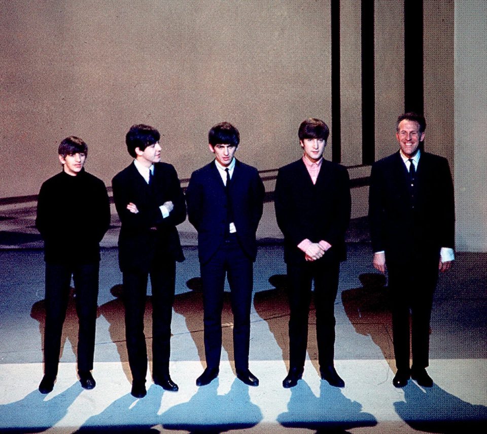  Bruce with the Beatles on Val Parnell's Sunday Night At The London Palladium