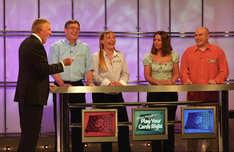  And hosted a huge number of TV shows, including Play Your Cards Right and The Generation Game