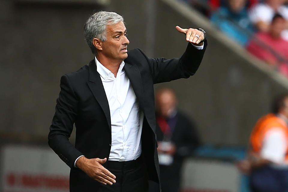  Jose Mourinho pointed out the fact his side have been leading at half-time in their opening games