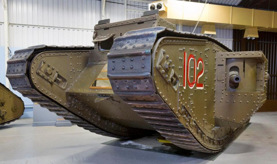  The same model Mk IV tank is on display in The Tank Museum in Bovington, Dorset