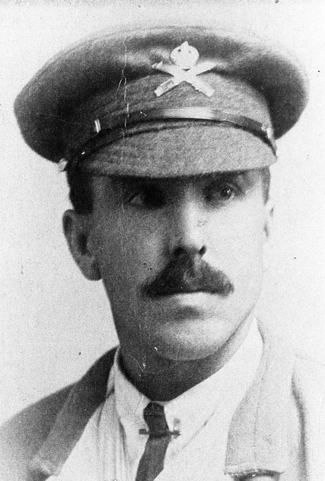  Gunner William Morrey was shot in the arm and leg but managed to crawl to safety