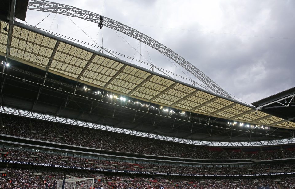  Spurs have switched temporarily to Wembley but lost their first game there