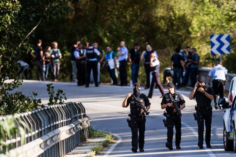  Police confirmed that a man shot dead near Barcelona was fugitive Younes Abouyaaquoub