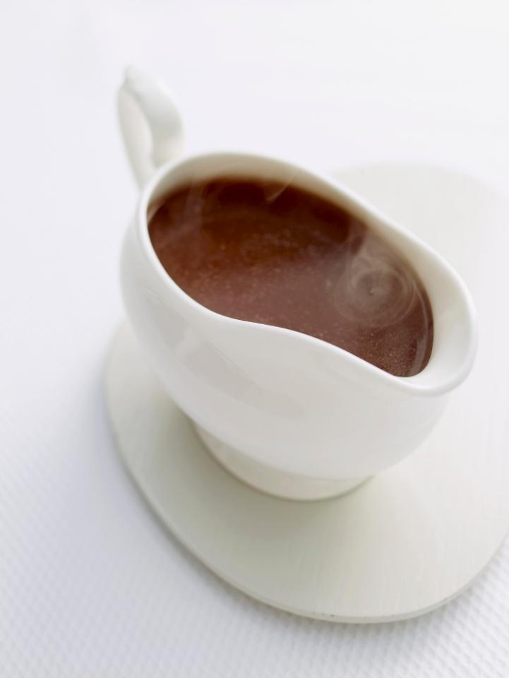  Gravy made with granules and water adds little calories to your meal overall