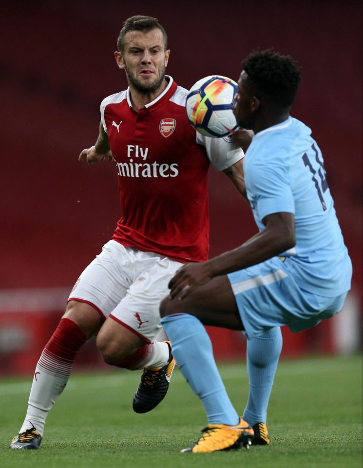  Jack Wilshere has struggled to make it into Arsene Wenger's first-team plans at Arsenal