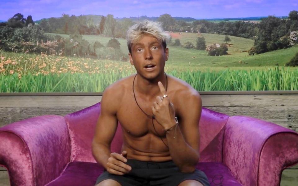 Celebrity Big Brother's Sam Thompson suffered an epic fake tan fail on tonight's show 